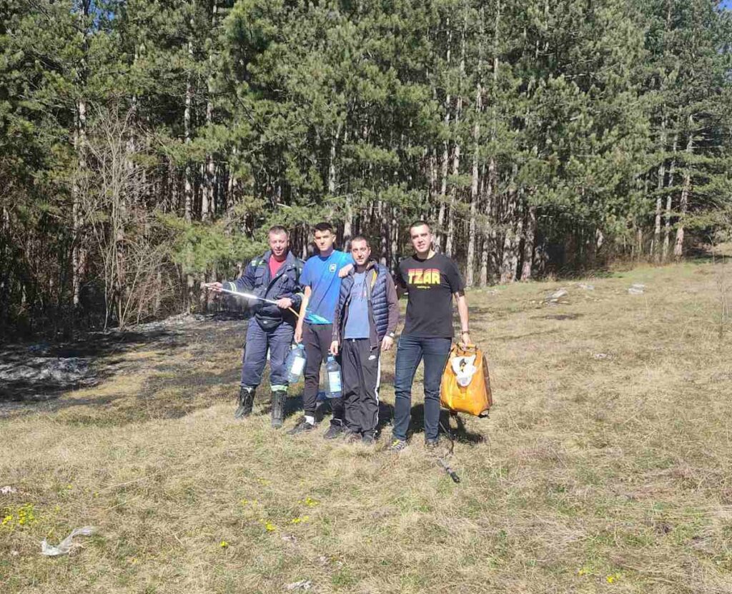Volonteri-Požar na Golubinji